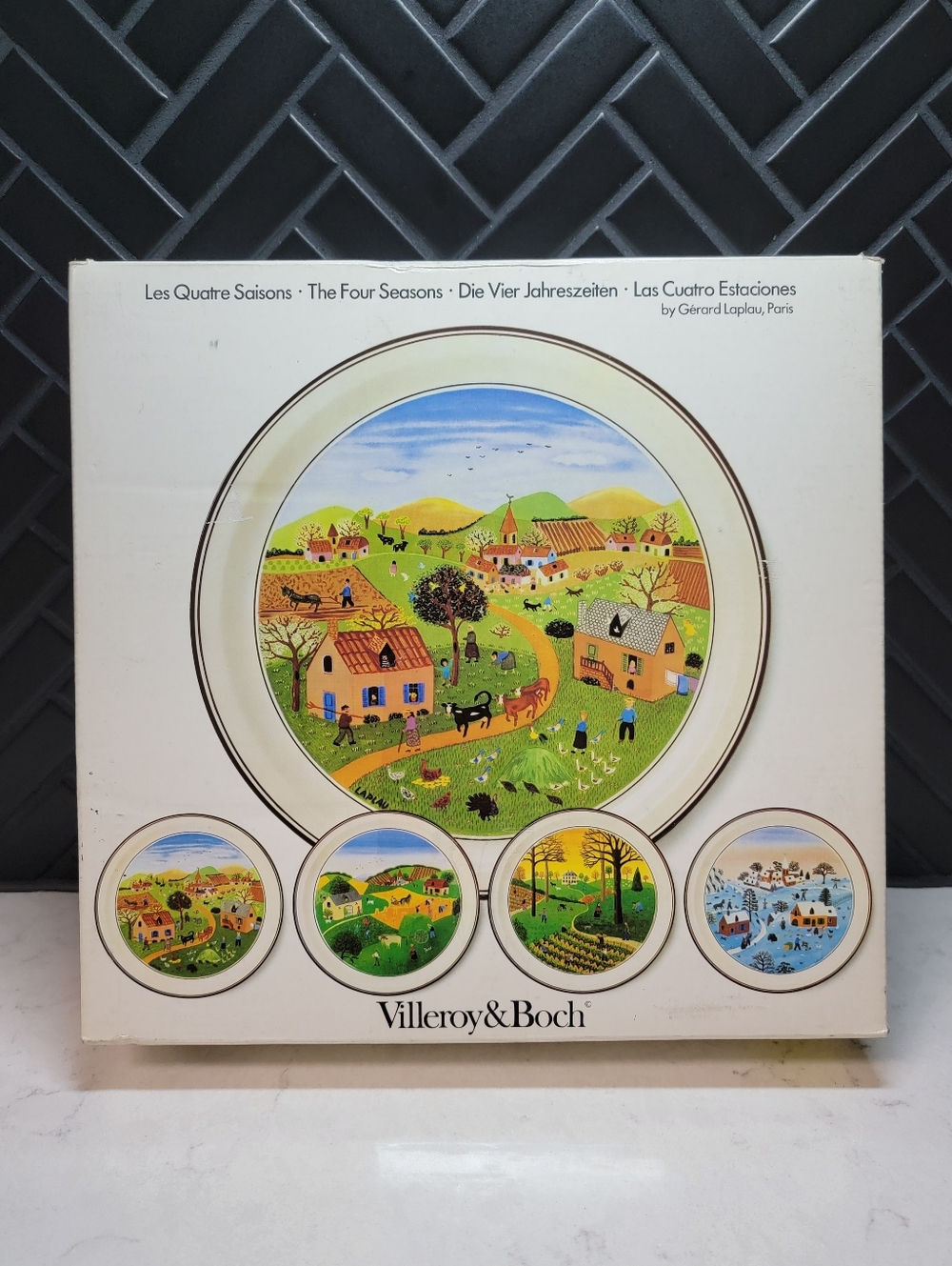 Villeroy & Boch Les Quatre Saisons - No 2 Collector Plate Four Seasons Porcelain - Picture 3 of 3